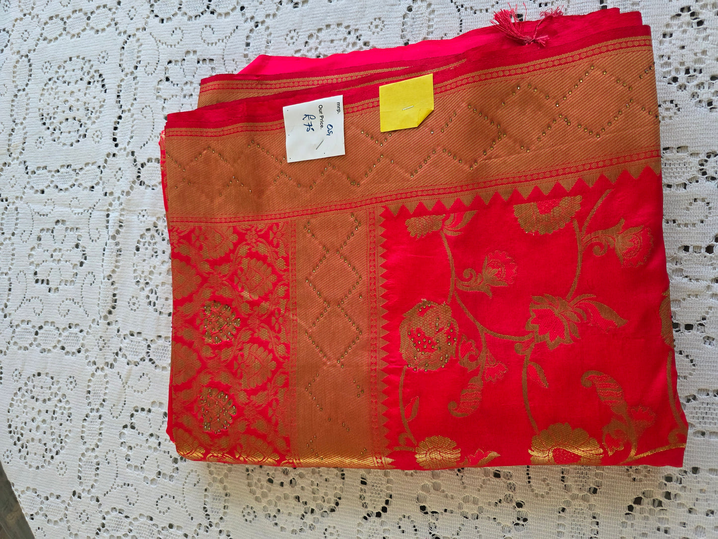 saree canaries silk