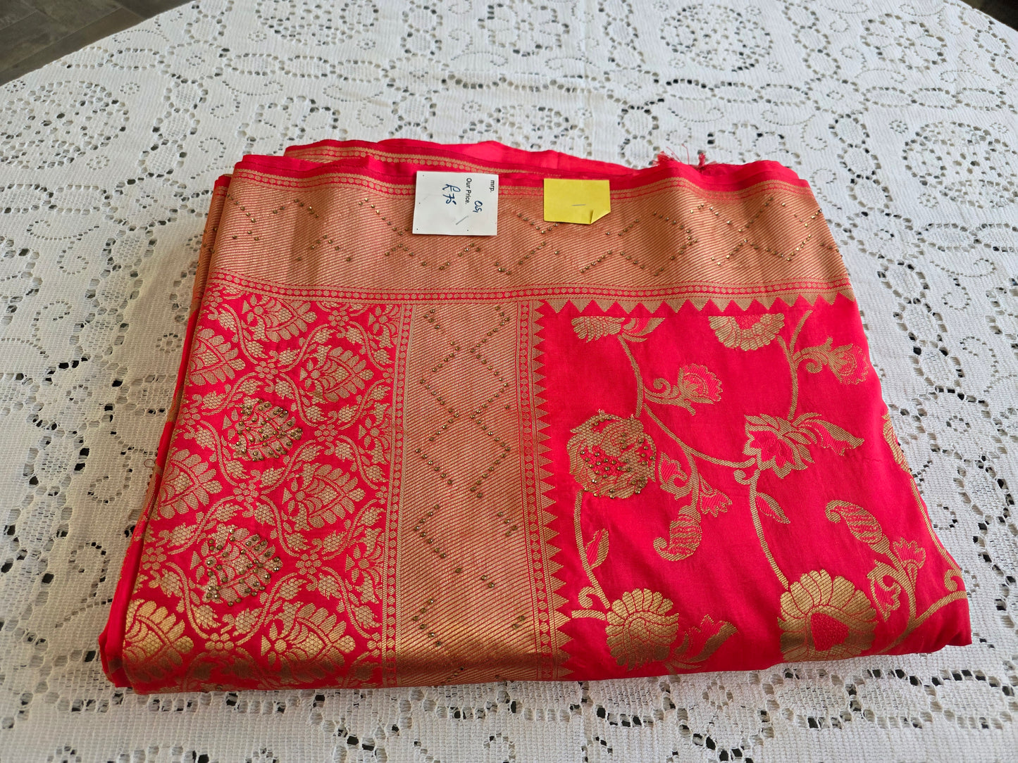 saree canaries silk