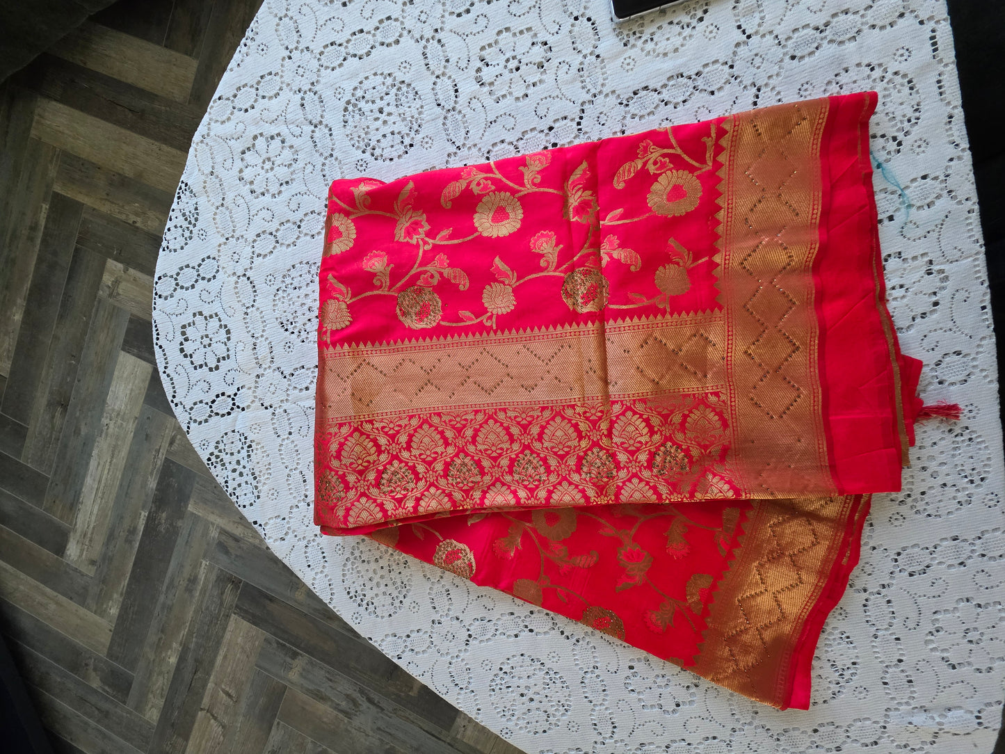 saree canaries silk